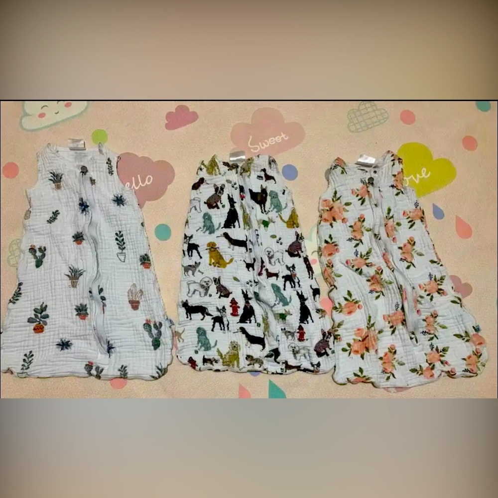 Three Angel Dear Sleep Sacks